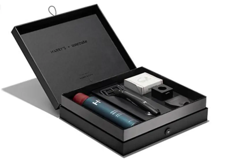 Premium magnetic rigid box with custom black foam insert LuxoPack