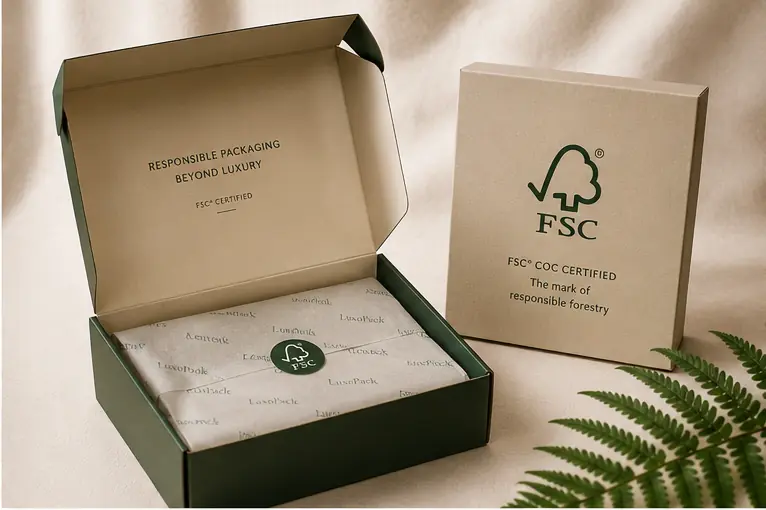 LuxoPack FSC CoC Certified Box Detail