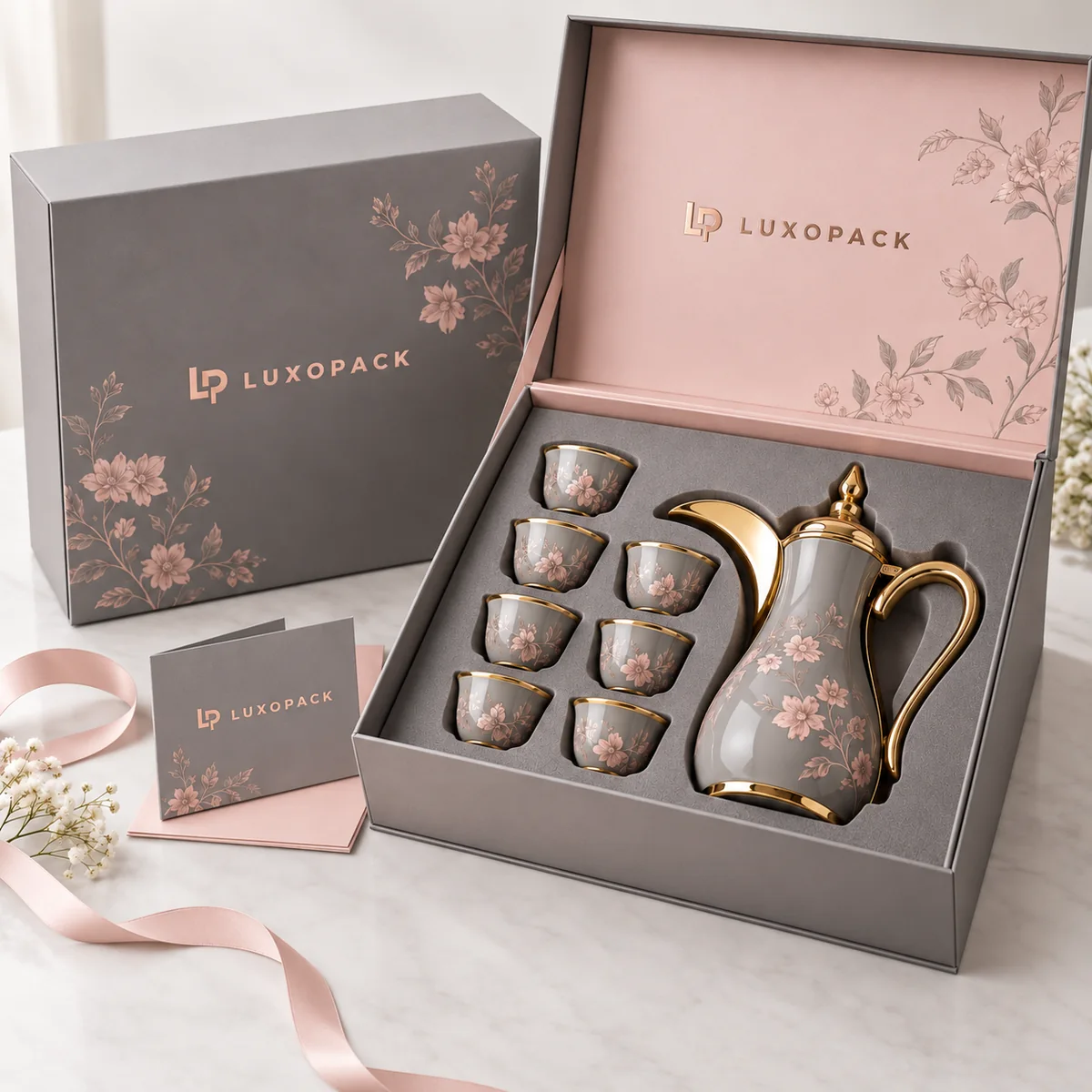 Coffee & Tea Gift Box by LuxoPack, concept render