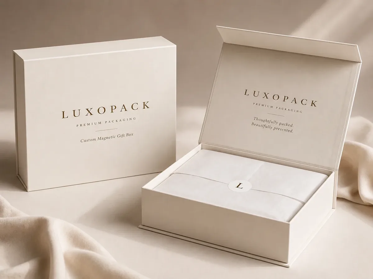 fashion apparel packaging garment boxes tissue systems ribbon handle bags for clothing brands LuxoPack