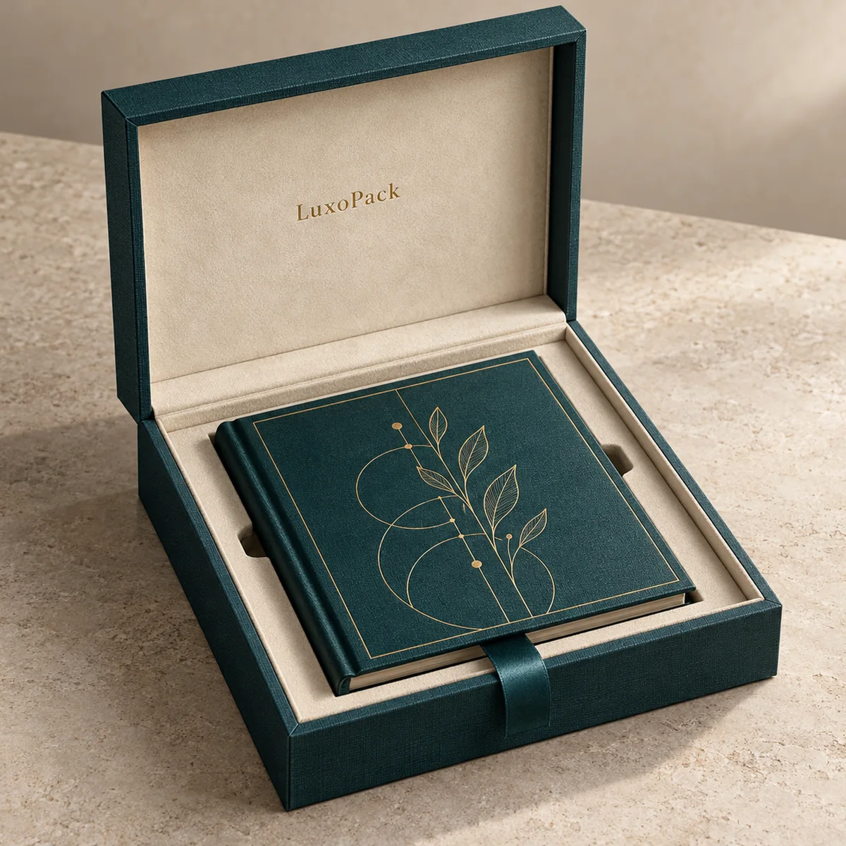Book & Journal Gift Box by LuxoPack, concept render
