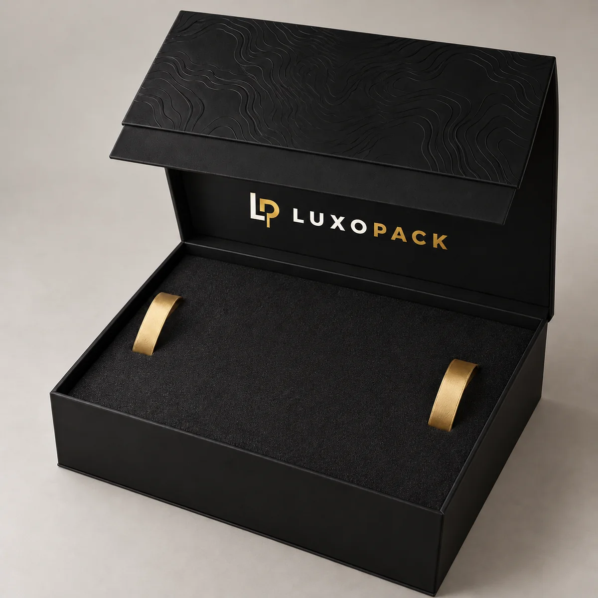 Book-Style Magnetic Gift Box by LuxoPack, concept render