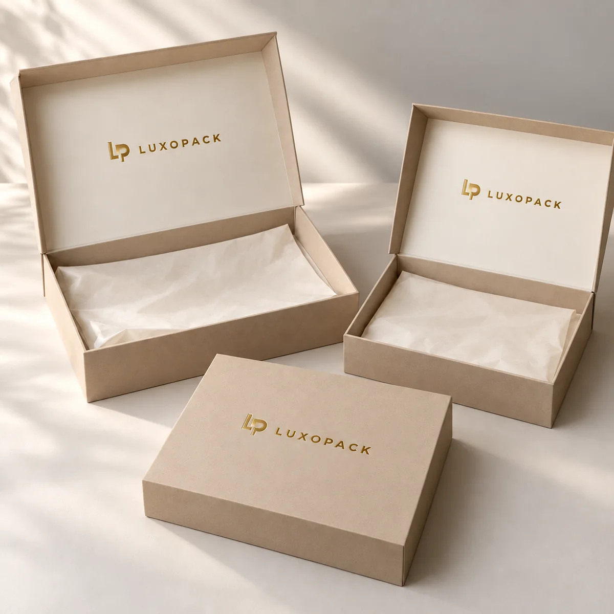Book-Style Magnetic Gift Box concept render 2 by LuxoPack