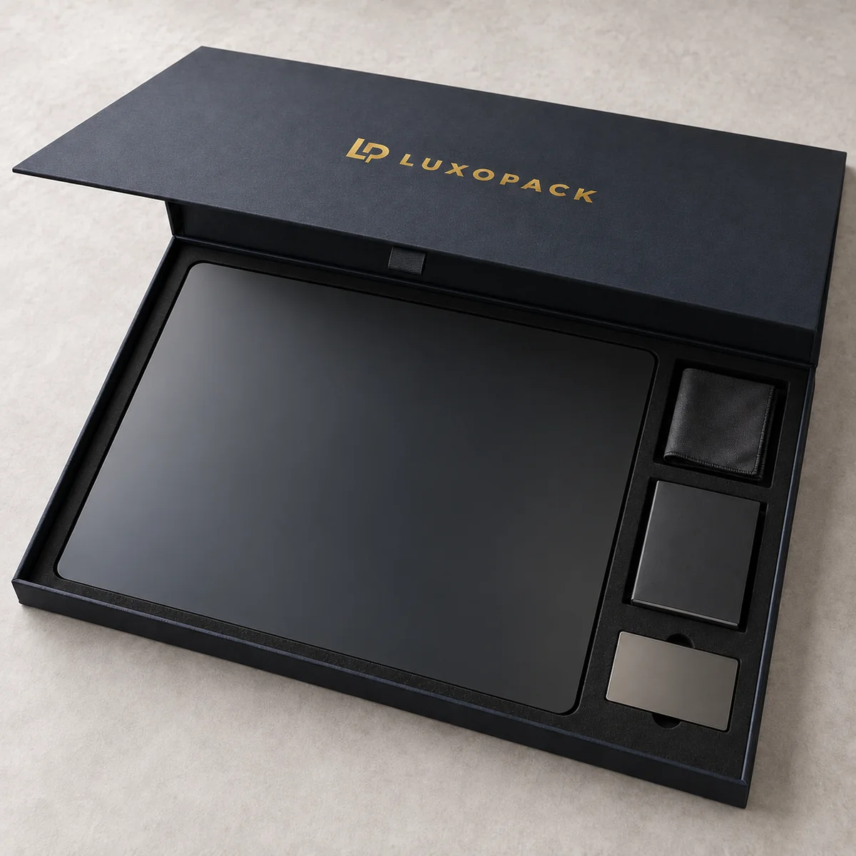 Book-Style Magnetic Gift Box concept render 3 by LuxoPack