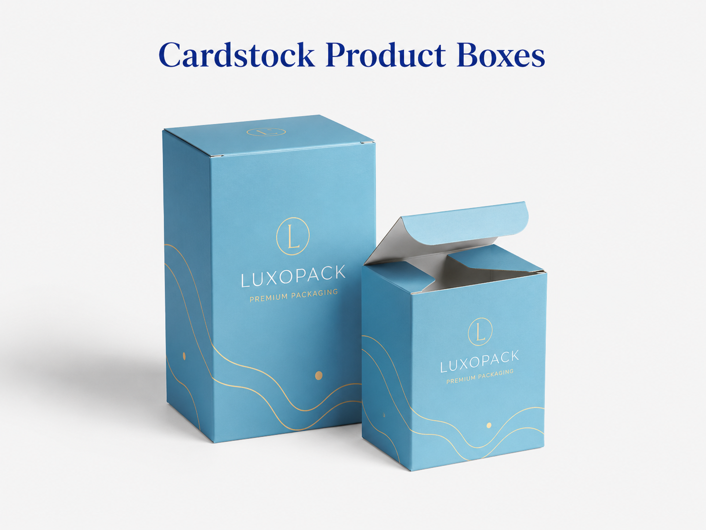 Custom Cardstock Product Boxes folding carton packaging China factory direct