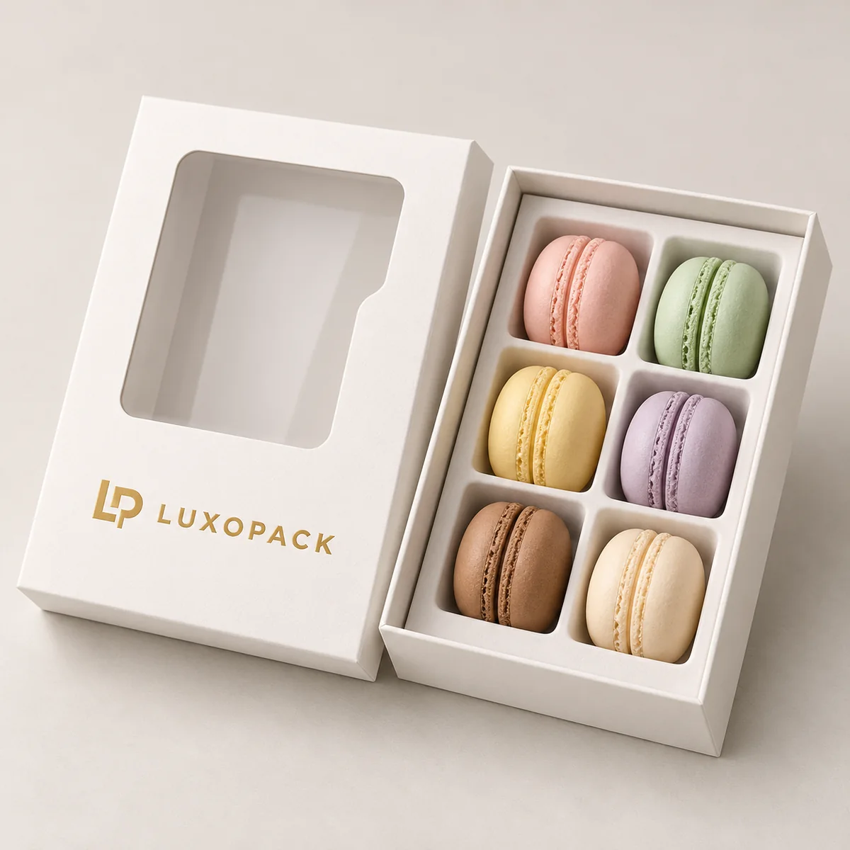 Gift Box with Window concept render 2 by LuxoPack