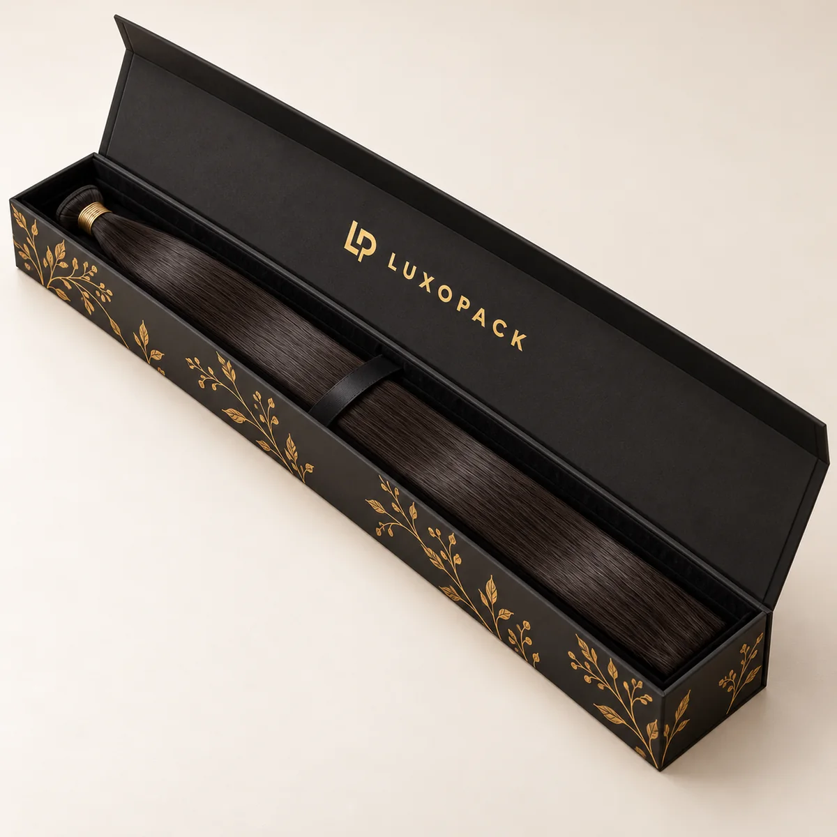 Hair Extension & Wig Box by LuxoPack, concept render