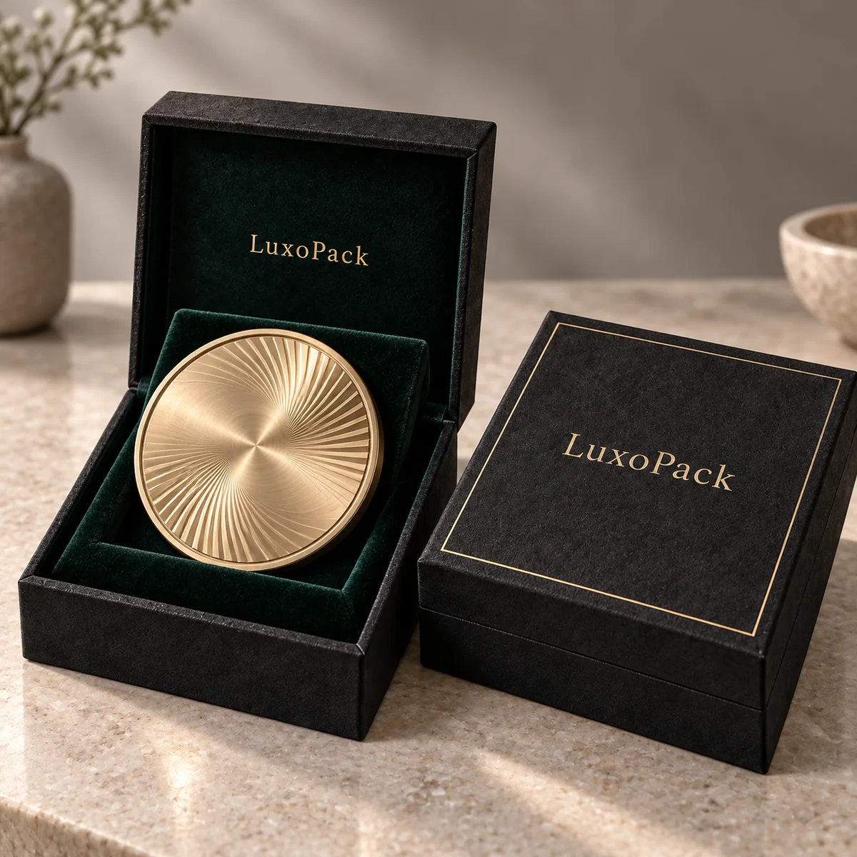 Medal, Coin & Collector Presentation Box by LuxoPack, concept render