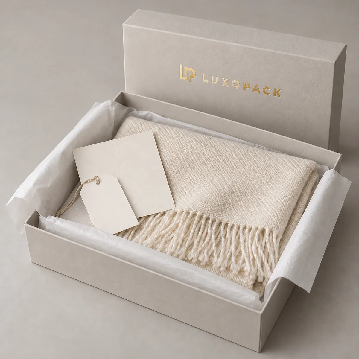 Silk Scarf Gift Box concept render 2 by LuxoPack
