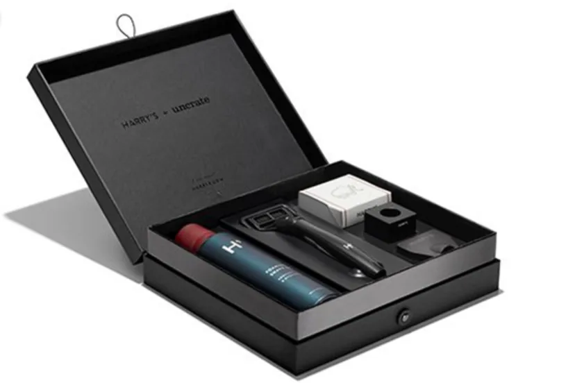 magnetic gift box with custom foam insert showing material layers - LuxoPack materials guide
